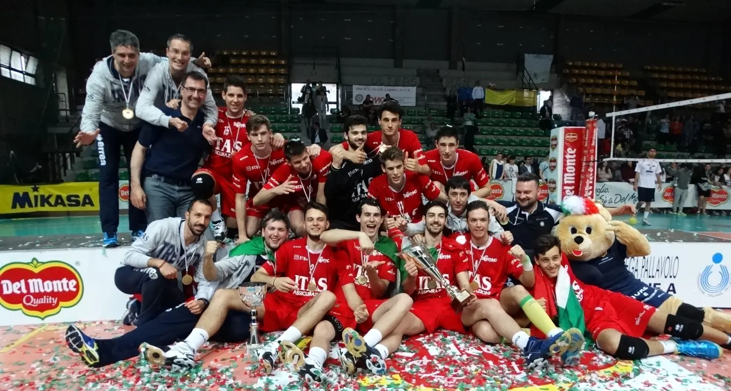 La baby Trentino Volley campione d'Italia