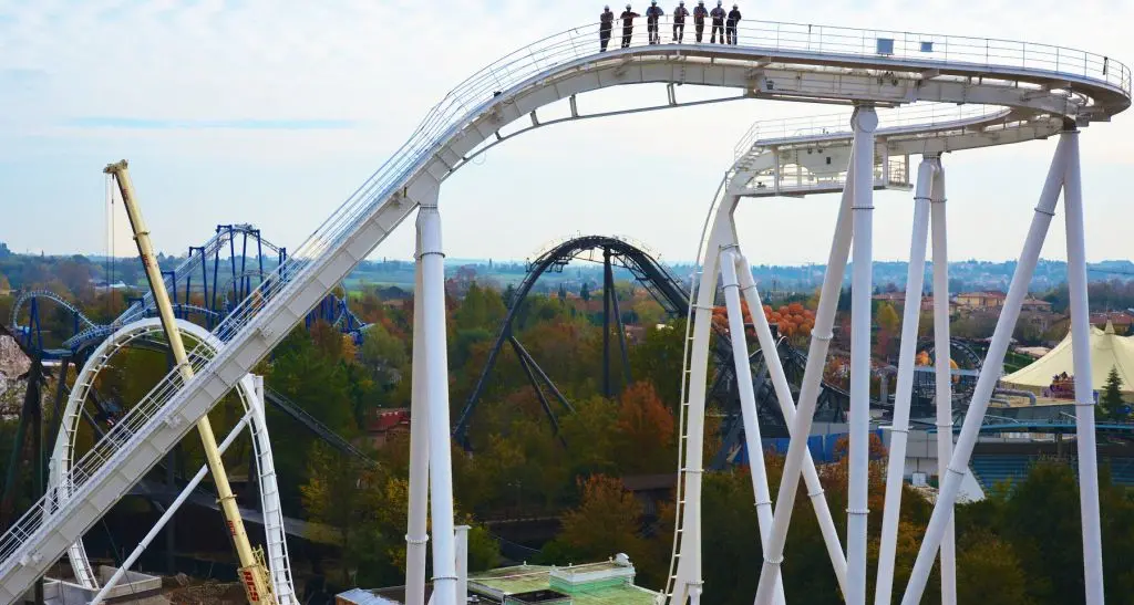 Gardaland, pronta la nuova attrazione da brivido