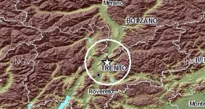 Terremoto in Trentino, epicentro in val di Cembra
