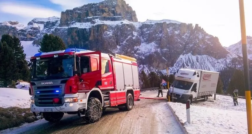 Chiusura dei passi, si parte dal Sella