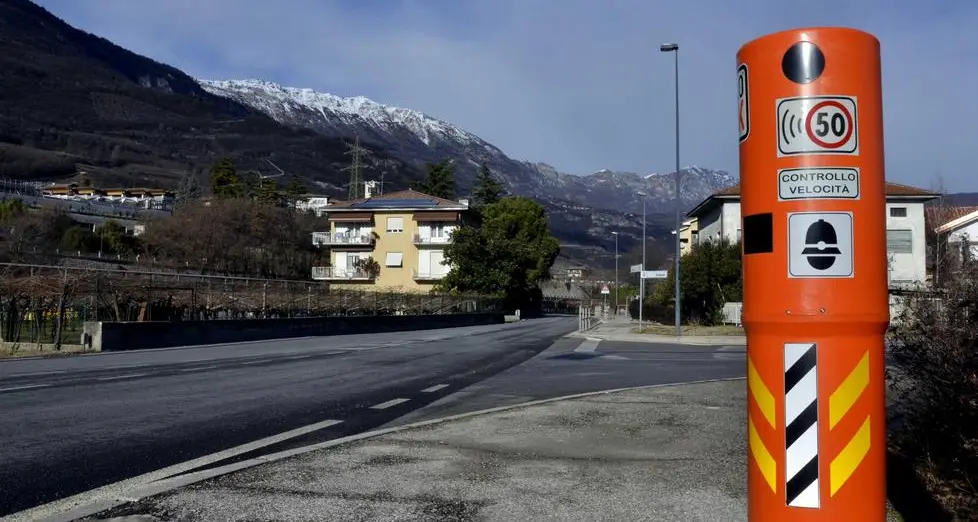 Tra Rovereto e Trento arrivano gli speed check