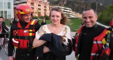 Bolzano, cucciolo di beagle salvato dalle acque del Talvera