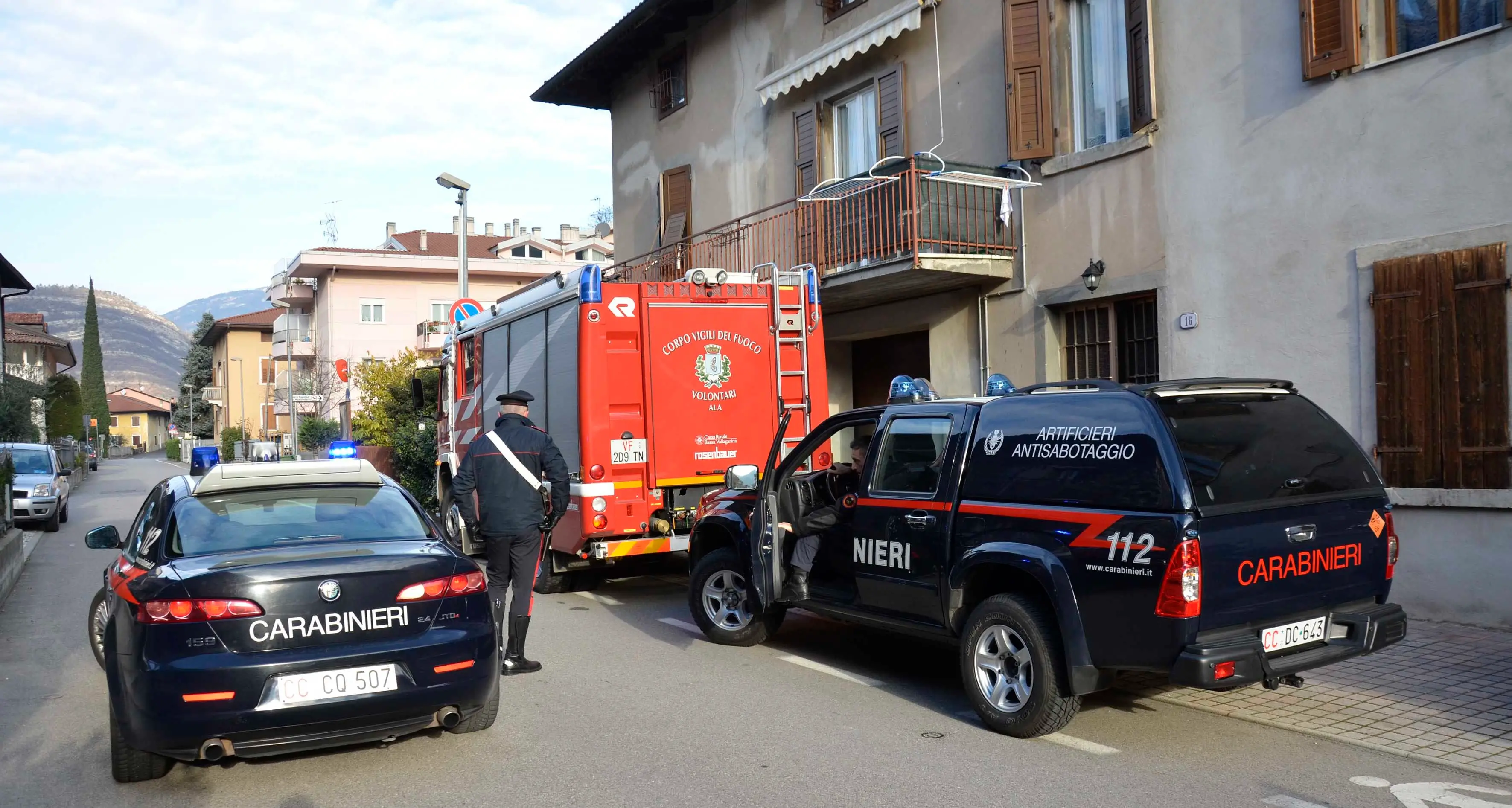 Arrestato l'uomo che ha fatto brillare la bomba in casa