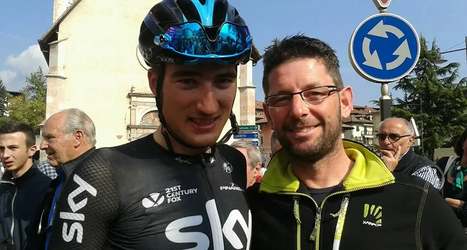 Val di Non, festa Moscon: «Dico grazie ai miei tifosi»