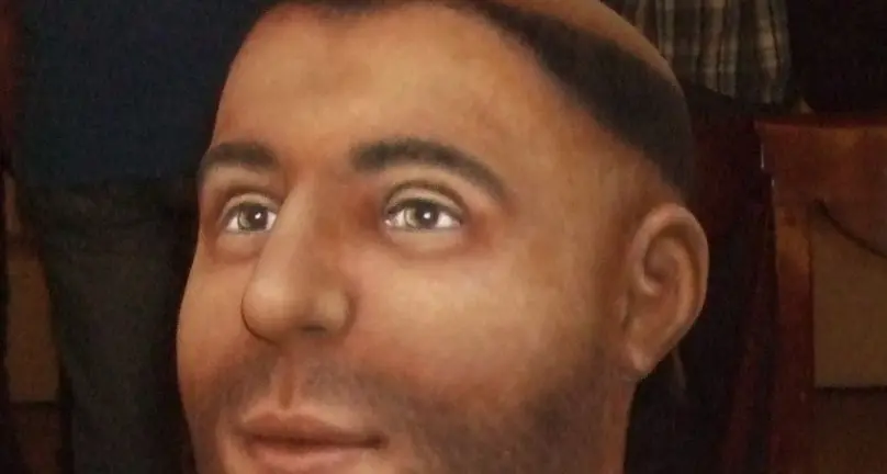 Il volto di S.Antonio ricostruito a Cles