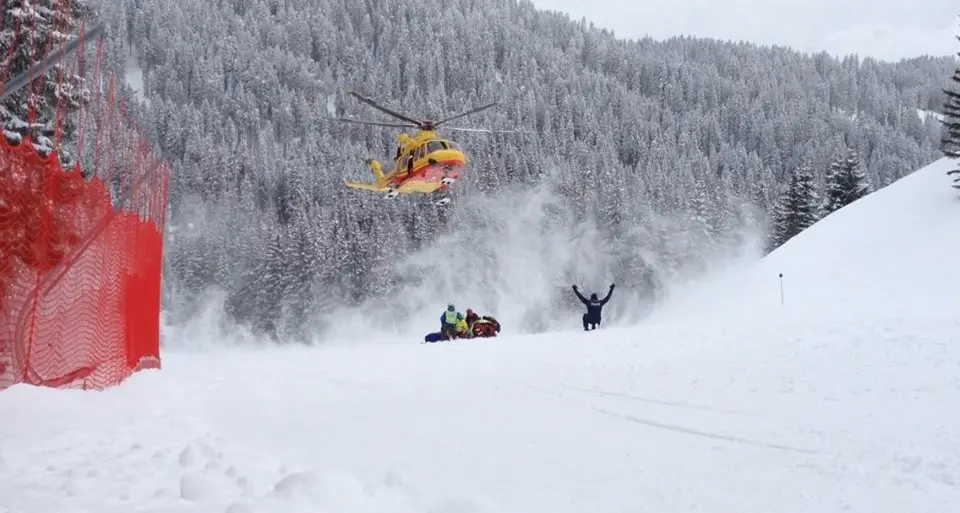 Trentino, decine di incidenti sulle piste da sci