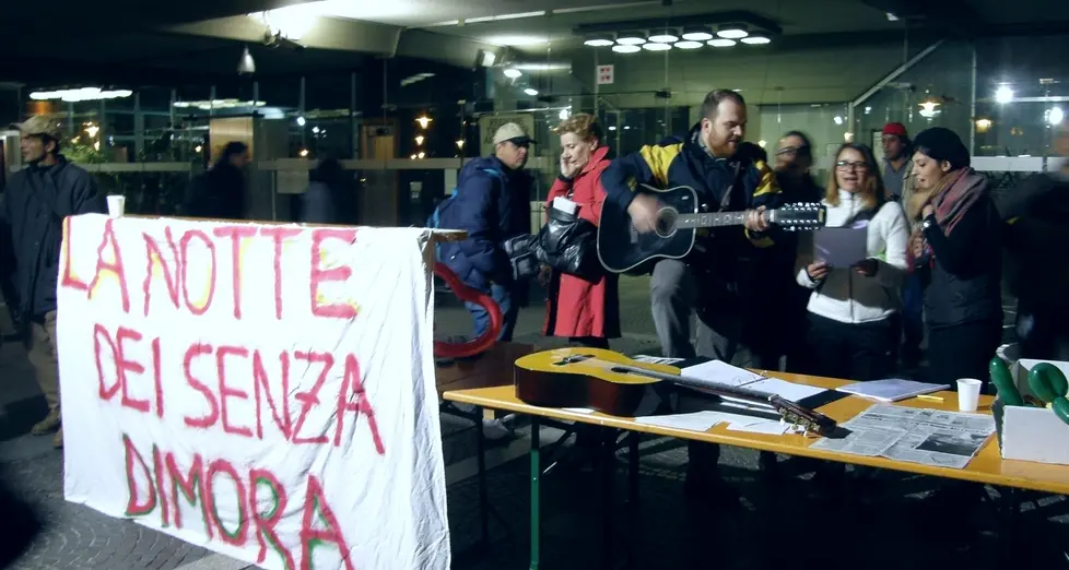 I clochard: «Non dovete temerci»