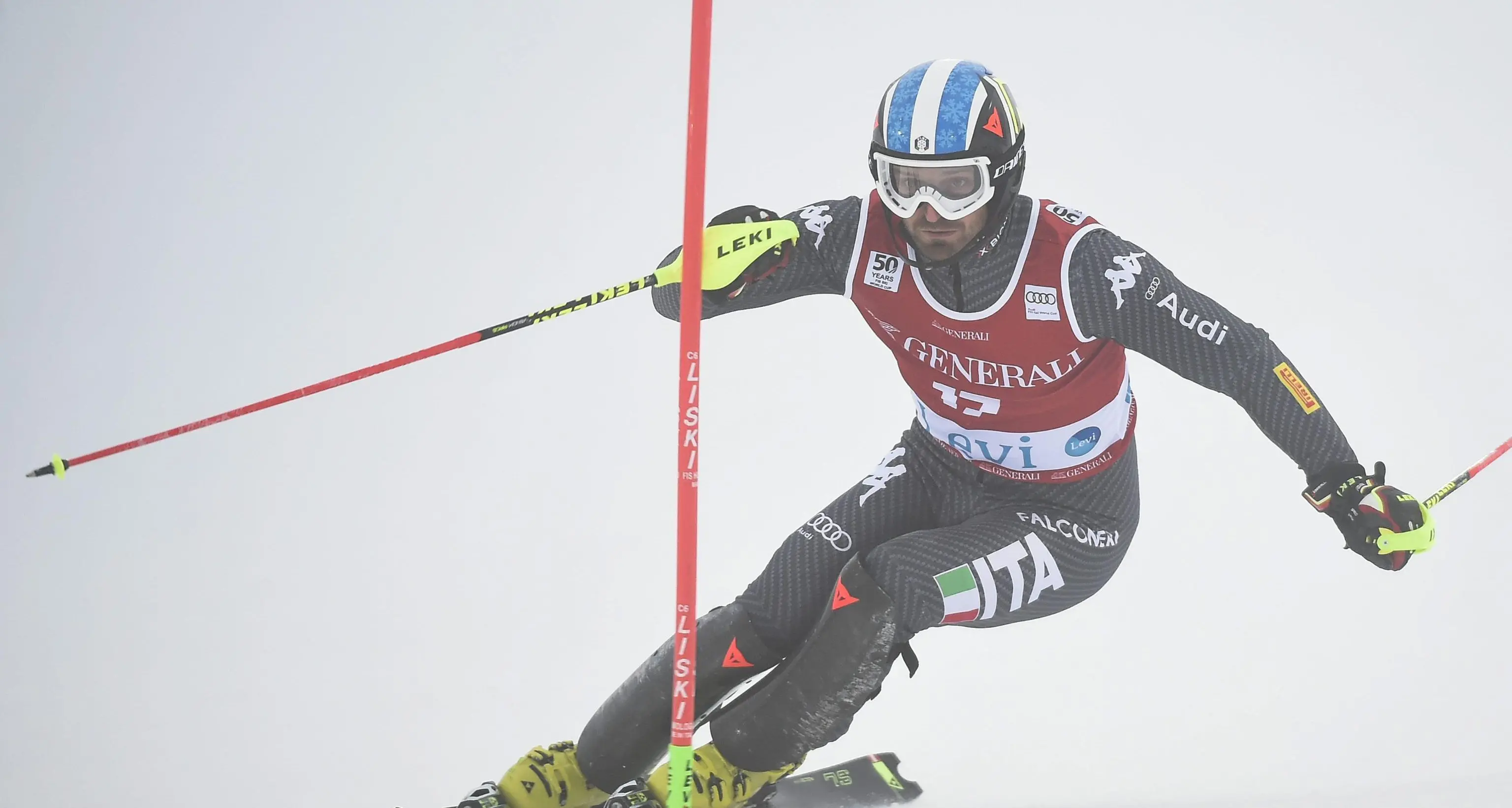 Manfred Moelgg sale sul podio a Levi