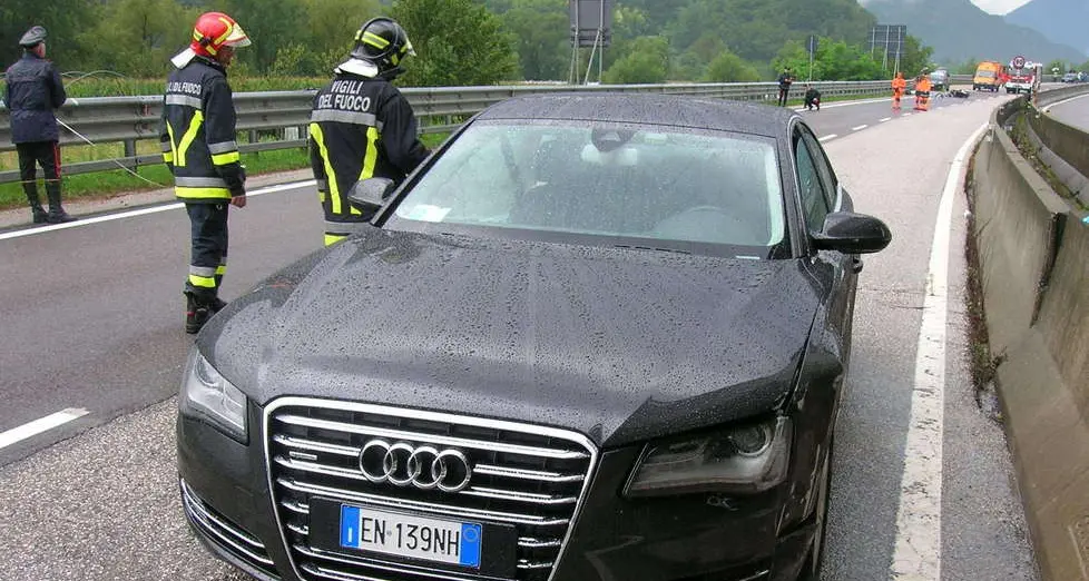 L’auto blu della Provincia andava a 133 all’ora