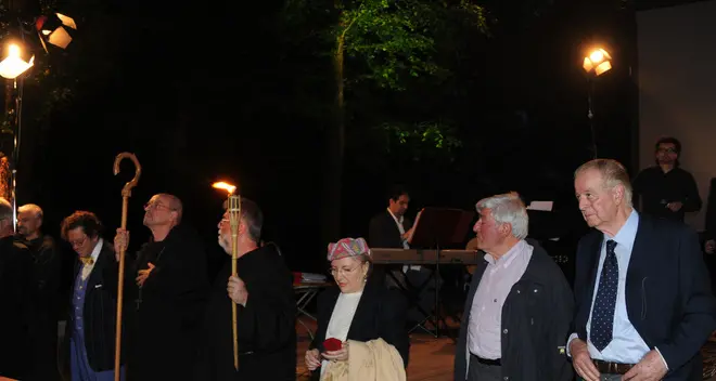 Cena benedettina, spirito e arte insieme / VIDEO