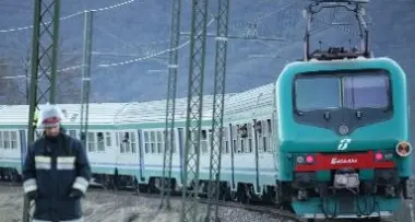 Principio d'incendio su un treno passeggeri