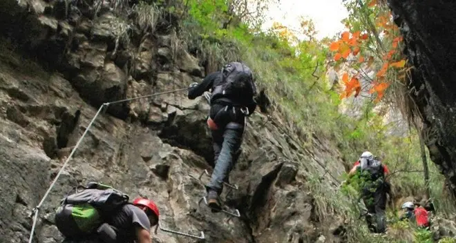 Rio Secco, ferrata rinnovata per il trentesimo compleanno