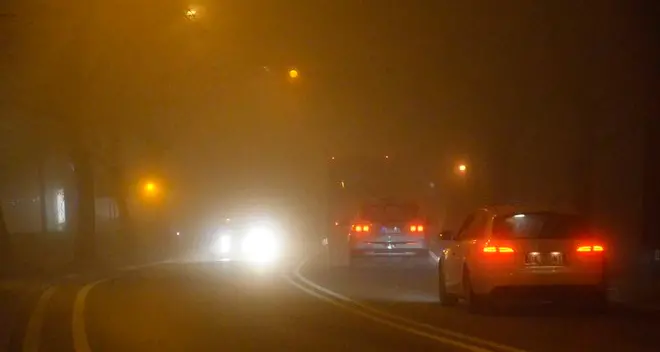 Una strana Rovereto avvolta nella nebbia / FOTO
