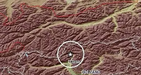 Lieve scossa di terremoto vicino a Merano