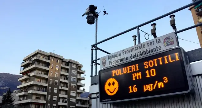 Aria, in ottobre inquinamento basso