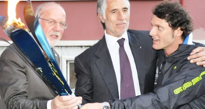 Anesi attende Letta alle Universiadi Tanti vip per la torcia