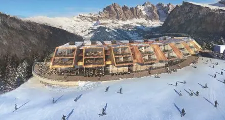 Turismo: Norman Foster progetta in Val Gardena il primo hotel \"7 stelle\" delle Alpi