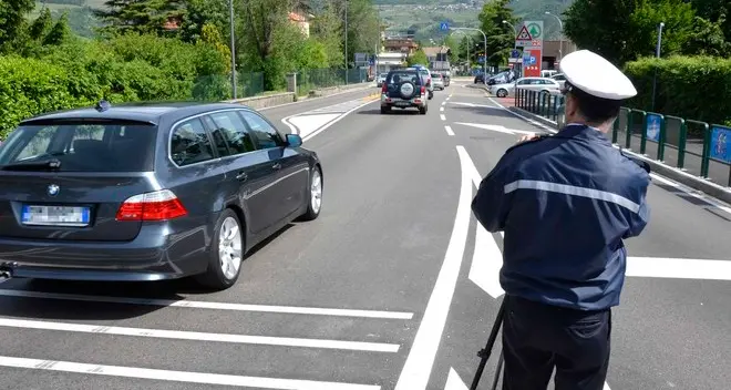 Trenta all’ora a Rovereto, multati i primi cinque