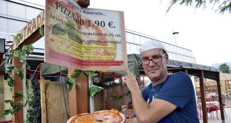 Rovereto, già chiusa la pizzeria low cost