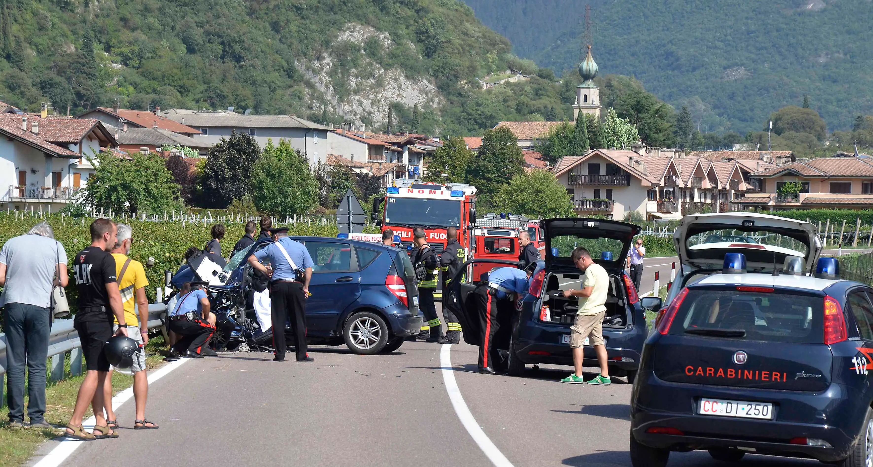 Scontro mortale, la vittima è l'ex sindaco di Pomarolo