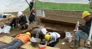 Resti di cacciatori antenati di Ötzi