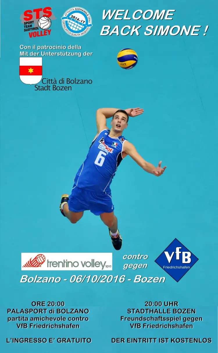 Bolzano riabbraccia il suo Giannelli