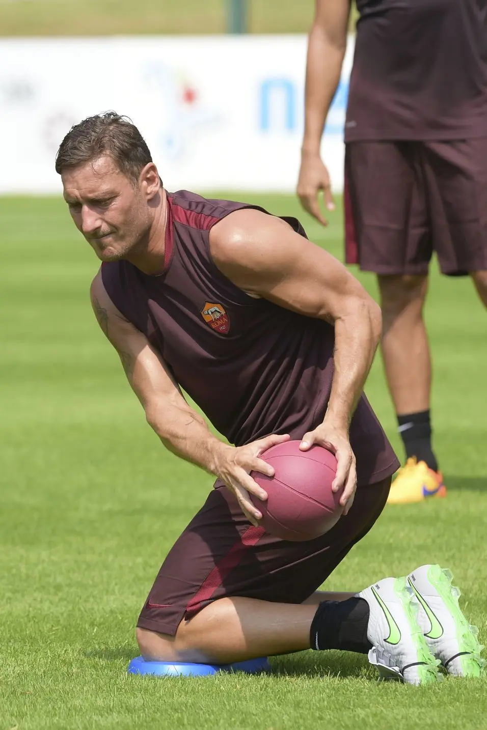A Pinzolo la Roma ritrova Totti e si commuove con Castan
