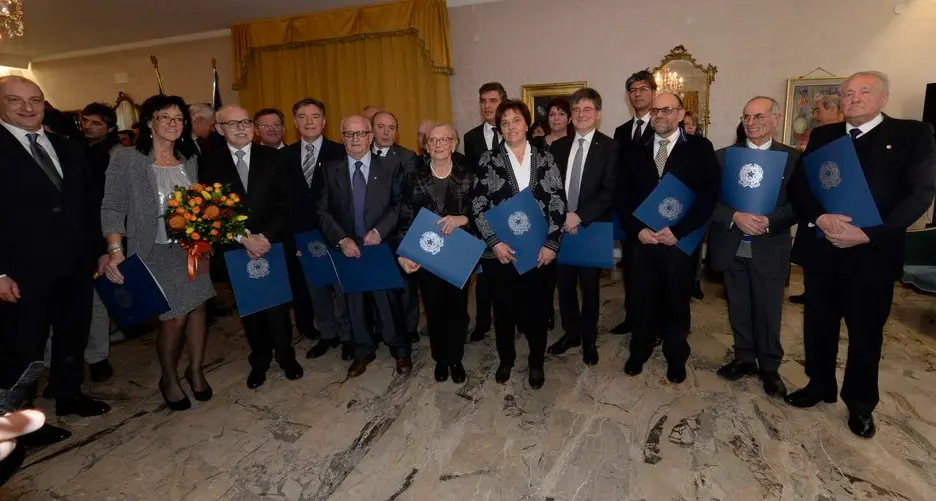Onorificenze al merito per 26 trentini
