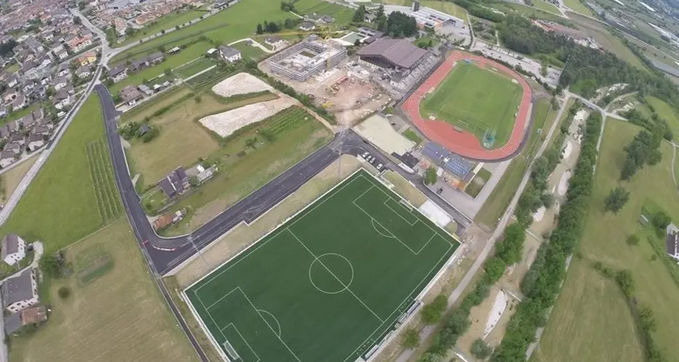 Borgo, con la pista d’atletica conclusa la cittadella sportiva