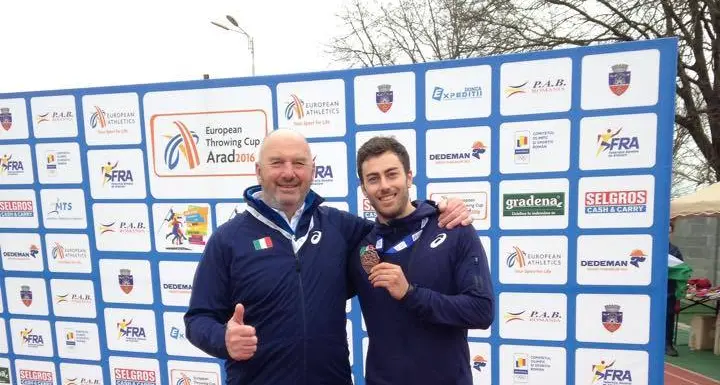 Bonvecchio terzo in Coppa Europa