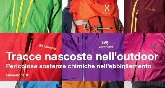 Sostanze pericolose nei materiali da montagna