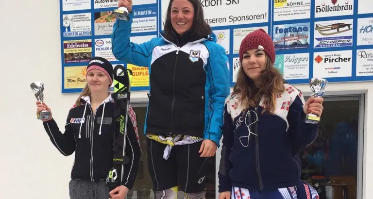 Dellantonio regina della slalom a Pfelders