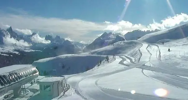 Neve in Trentino sopra i 600 metri