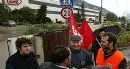 Protesta autotrasporto: manifestazione davanti all'Arcese di Rovereto