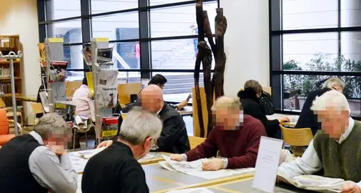 Rete wi-fi fuori uso e da un anno né libri né riviste nuove