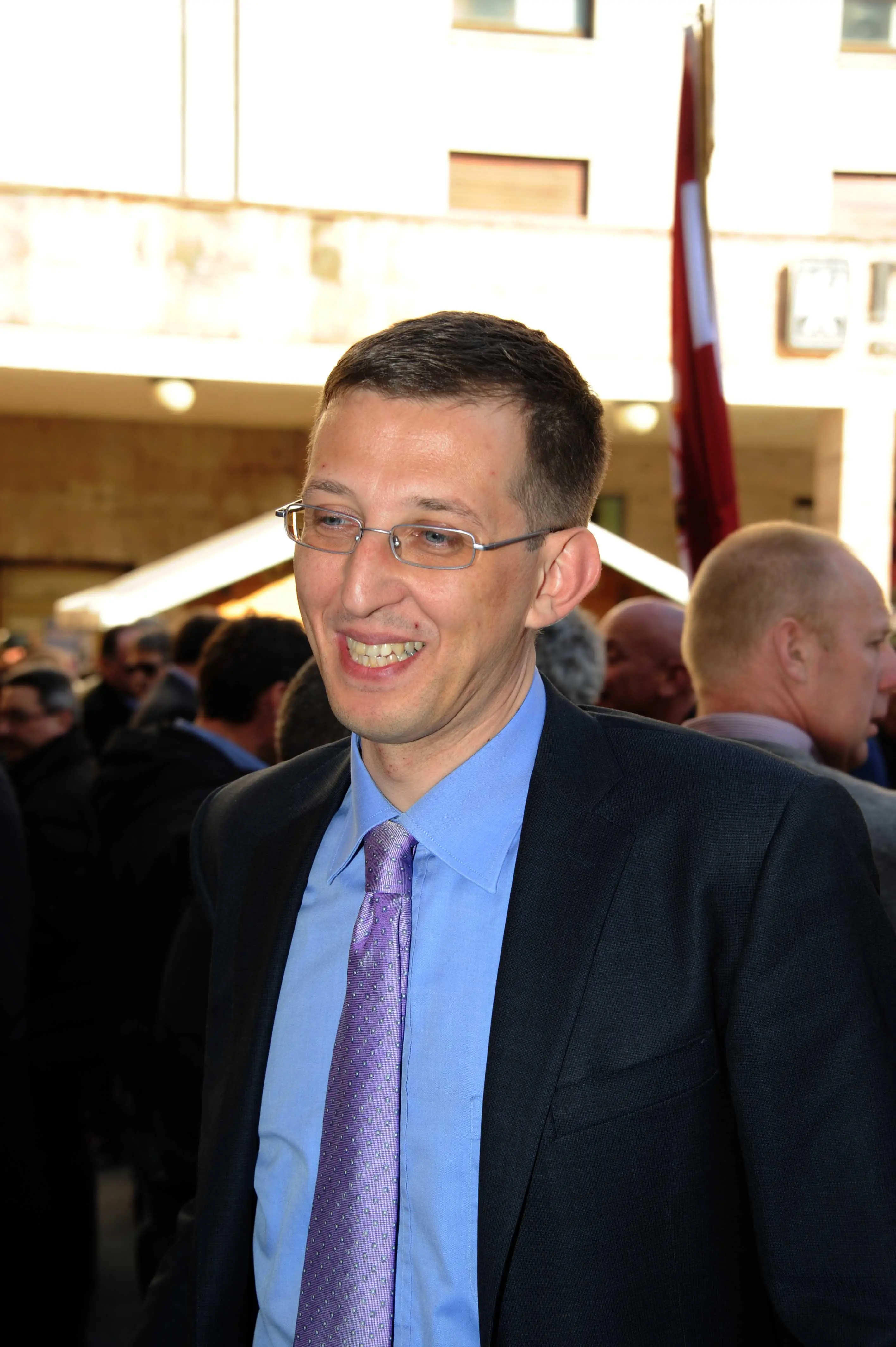 Lorenzo Baratter Manifestazione in piazza per la salvaguardia dell' autonomia in Trentino
