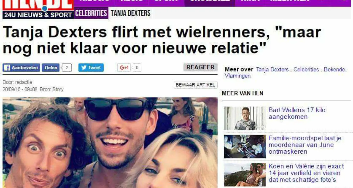 Ignazio Moser \"star\" del gossip in Belgio