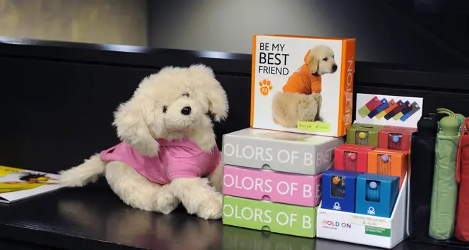 Anche Fido si veste da Benetton