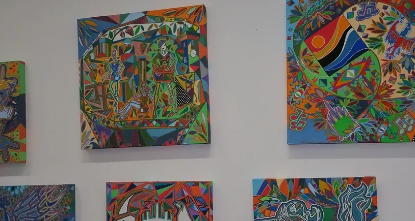 Pioggia di colori Così il mutuo aiuto si trasforma in arte