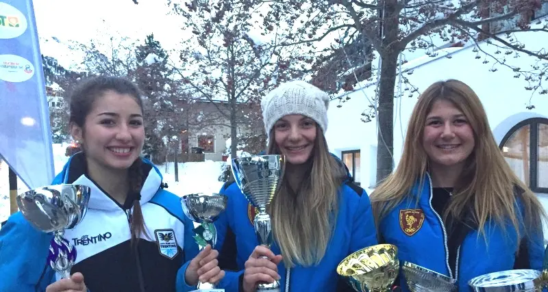 Le ragazze del Comitato Trentino Fisi dominano a Solda