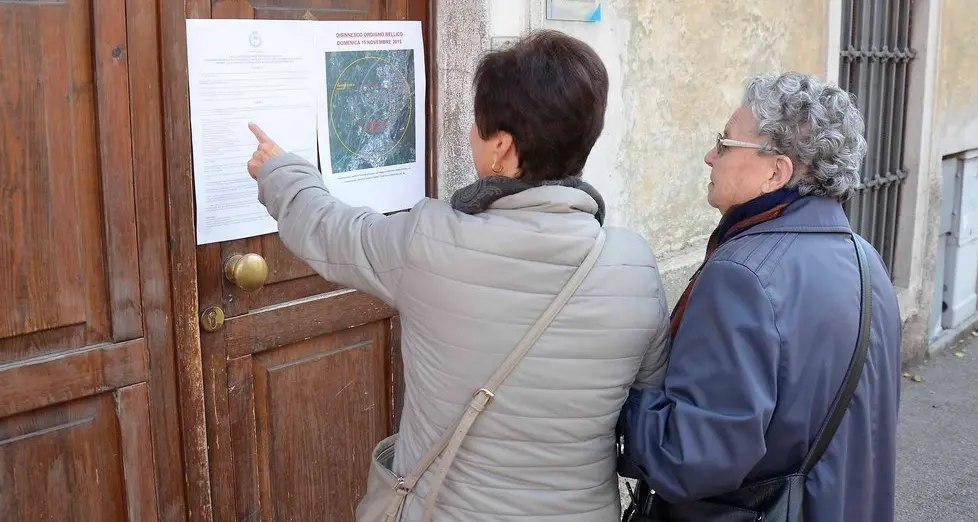 Bomba a Rovereto: ecco la “zona gialla”, strada per strada