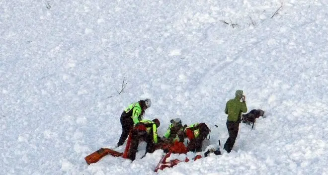 Valanga in pista: nessuna persona coinvolta