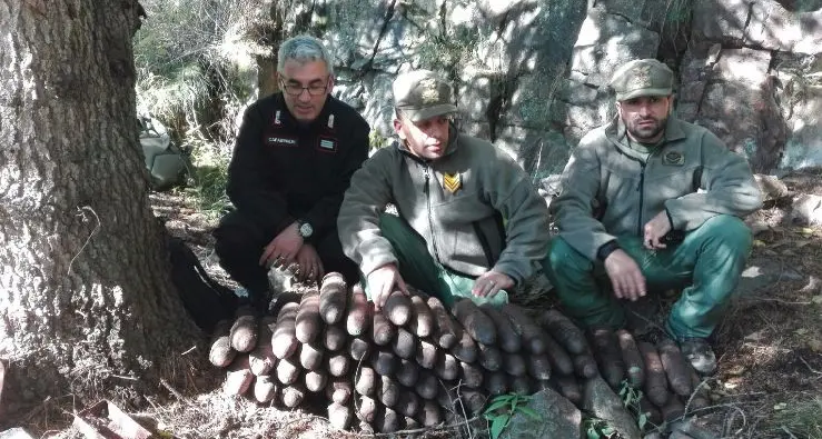 Il ghiacciaio restituisce 90 proiettili