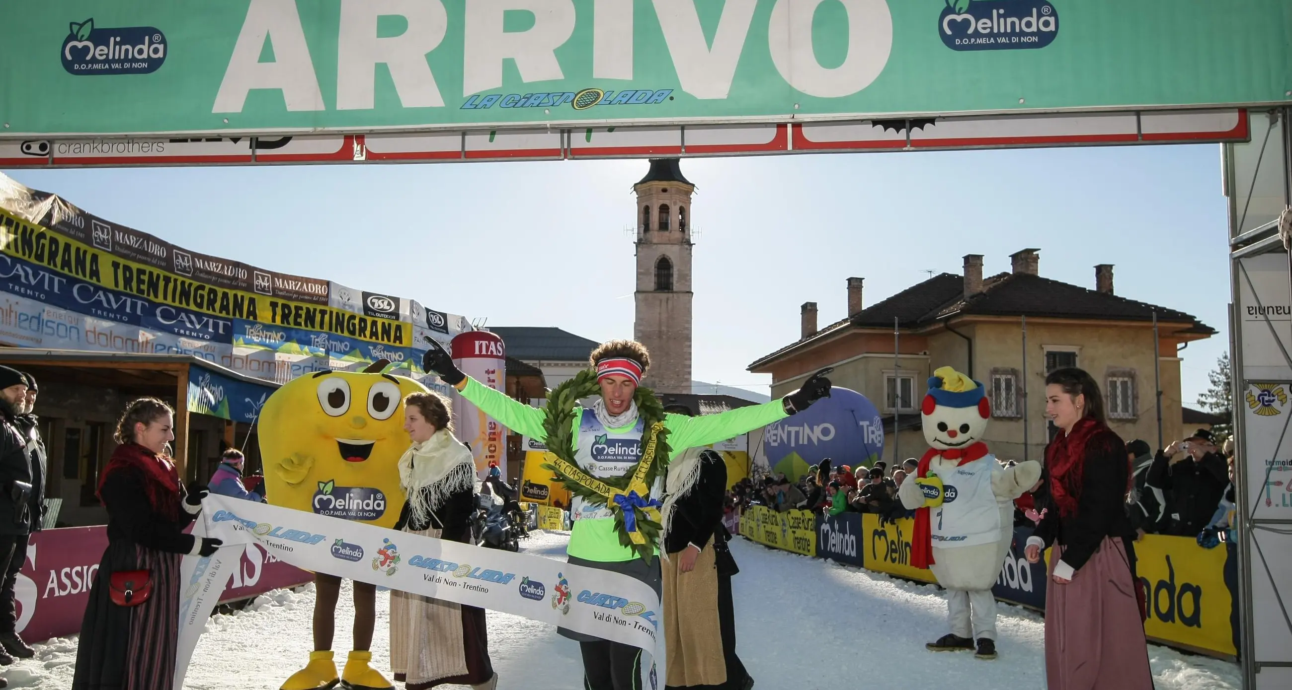 Ciaspolada trentina, vince Cesare Maestri