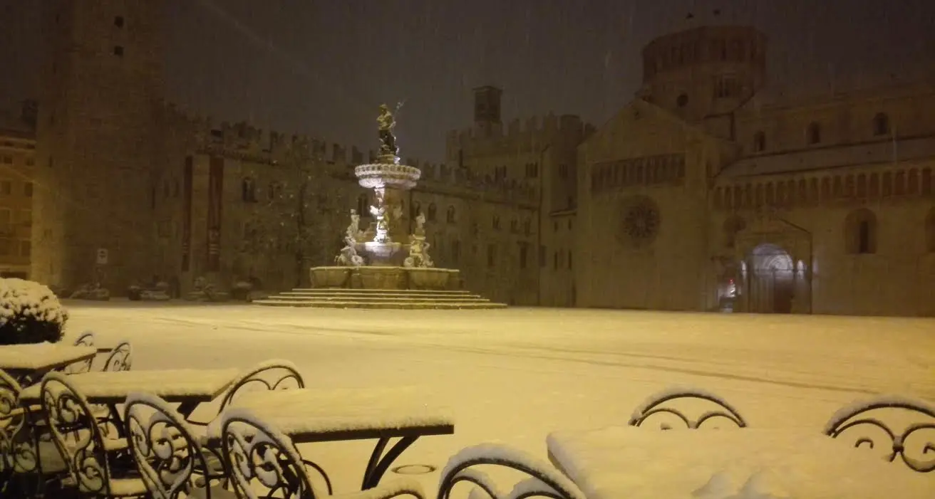 Il risveglio \"bianco\" del Trentino