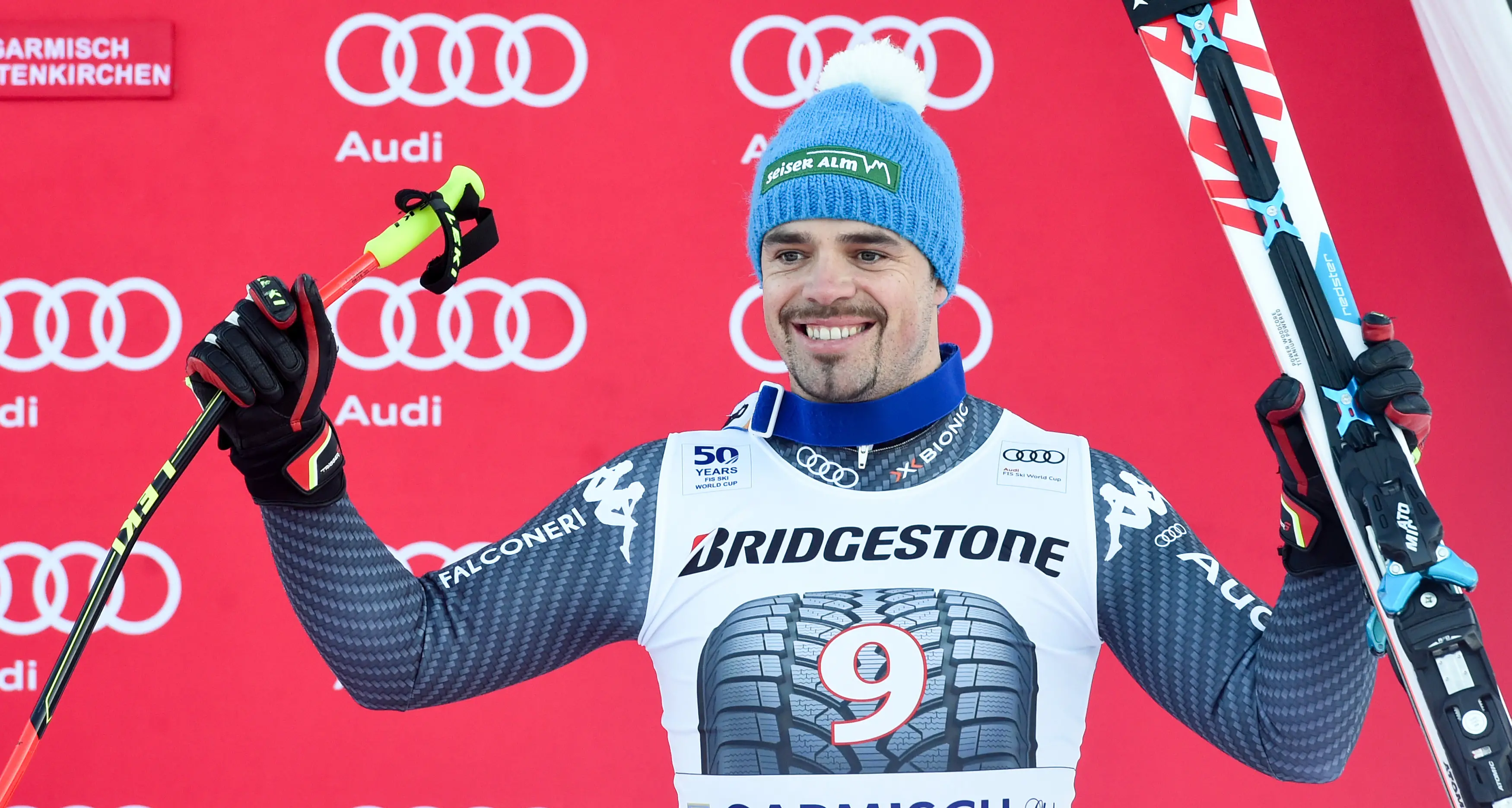 Peter Fill terzo in discesa libera a Garmisch