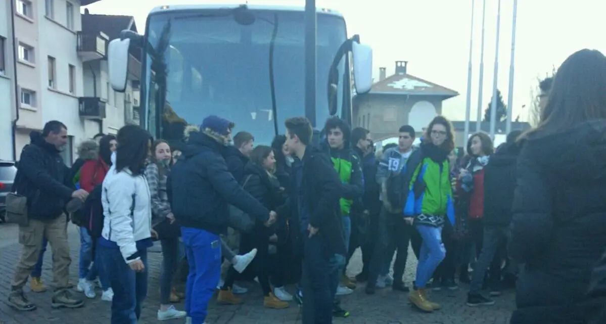 Sono arrivati a Predazzo gli studenti di Amatrice