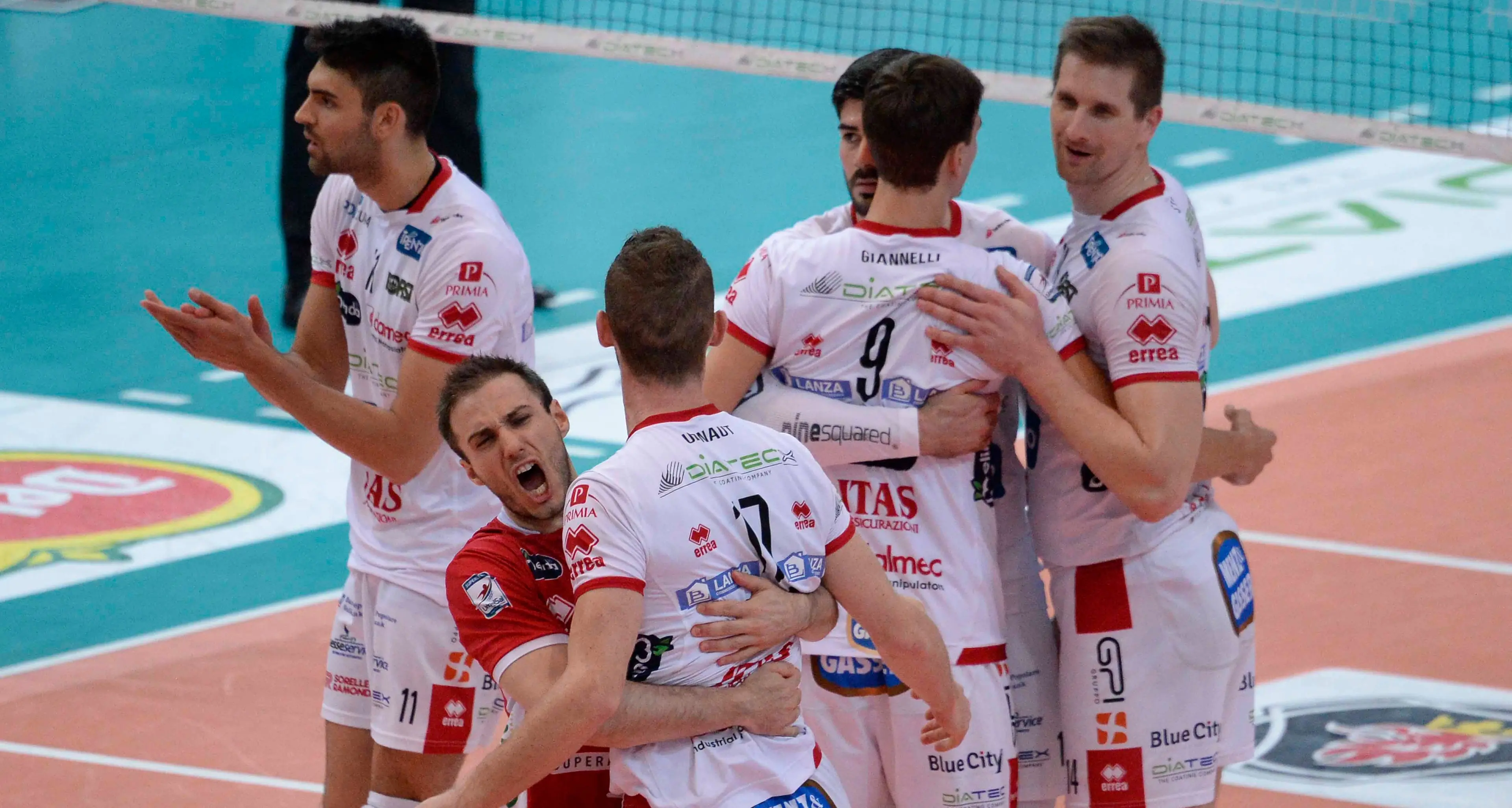 Battuta Perugia: la Diatec Trentino è in finale scudetto