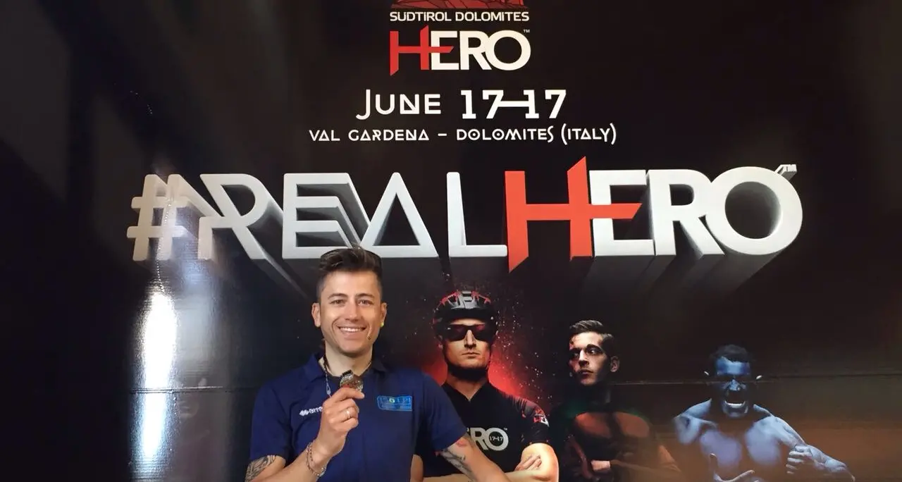 Andrea Zampedri primo di categoria alla Hero Dolomites