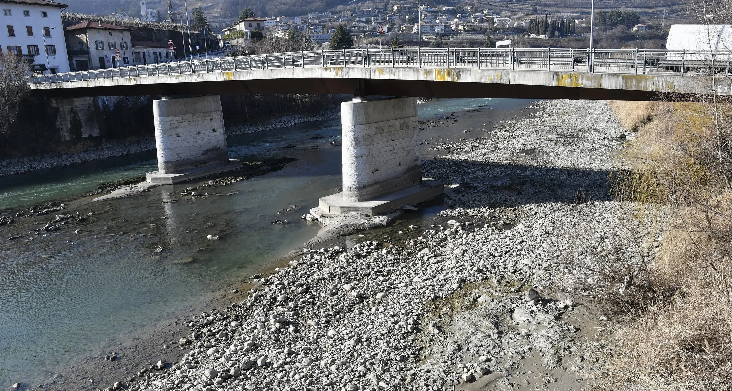 In Trentino manca il 30% dell'acqua rispetto alla media storica
